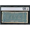 Image 2 : 1864 $5 T-69 Confederate PCGS 63