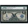 1899 $1 Black Eagle Silver Certificate PMG 30