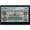 1860's $1 Providence RI Obsolete PMG 64EPQ