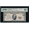 1929 $10 Easthampton MA National PMG 62EPQ