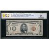1934A $5 Hawaii FRN PCGS 25