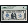1923 $1 Silver Certificate PMG 63