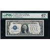 1928A $1 Silver Certificate PMG 67EPQ