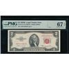 Image 1 : 1953B $2 Legal Tender Note PMG 67EPQ