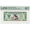 Image 1 : 1998 $1 Disney Dollar PMG 67EPQ