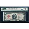 1928A $2 Legal Tender Note PMG 65EPQ