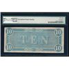Image 2 : 1864 $10 T-68 Confederate PMG 58EPQ