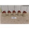 Image 1 : 5 Vintage Medalta Mini Crock Jugs