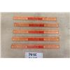 Image 1 : (5) 1949 Coca-Cola Wooden Rulers- New Never Used