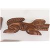 Image 2 : 2 Signed Robert George Inuit Wood Carvings 