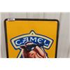 Image 2 : Camel Cigarettes Metal Sign with Price Slots ( no cards) 1989- 29" x 48" 