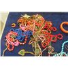 Image 2 : Box Lot of Assorted Costume Jewelry ; Necklaces, Brooches, Bracelets, Hair Clips, Earrings