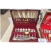 Image 2 : 2 Wooden Chests with Cutlery ; 62 pcs Community, 82 pcs Grosvenor Community 1931