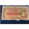 Image 2 : 5 United States Military & British Armed Forces War Time Bank Notes - Paper Money