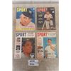 Image 1 : Lot of 4 Sport Magazines 1950's - 60's ; Mickey Mantle, Roger Maris, Willy Mays