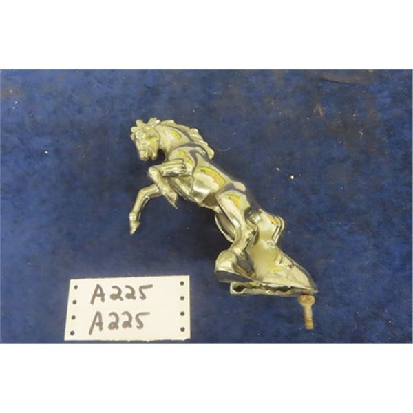 Chrome Horse Hood Ornament 9  