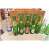 Image 2 : 24 Assorted Pop Bottles with 7 Up Crate; Orange Crush, Sun Crest, Canada Dry