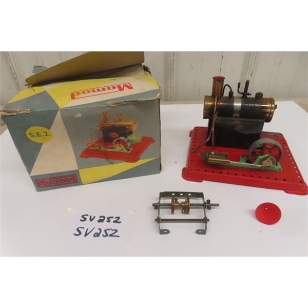 Mamod SE2 Stationary Steam Engine Toy in Original  Box