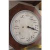 Image 3 : New Haven Wall Clock - Needs Repair Wooden Wall Cabinet 18" x 21.5"