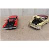 Image 4 : Die Cast Welly 1970 Cougar, 1950 Chevy Belair 1:16 Scale & Old Time Car Shaped Radio