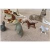 Image 2 : 7 Dog Ornaments & 2 Soap Stone - Biggest 8" x 11" 