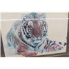 Image 2 : Tiger Framed Print 33" x 44" 