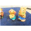 Image 2 : 6 Chalkware Rabbit Ornaments