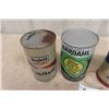 Image 3 : 4 Quart Oil Cans; (2) Esso, Bardahl, Mobil