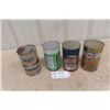 Image 4 : 4 Quart Oil Cans; (2) Esso, Bardahl, Mobil