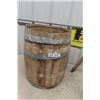 Image 2 : Wooden Barrel 15" w by 20" Tall & Tripod