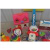 Image 6 : Vintage Fisher Price, Toy House, Shopkins Mall Telephone Camera Plus