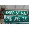 Image 2 : 8 Metal 2 Sided Street Signs ; 7) 6" x 24" , 1) 6" x 18" 