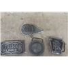 Image 2 : 10 Railway Belt Buckles 1960's - New Old Stock
