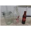 Image 3 : Orange Crush Beehive Bottle, Heineken Tip Mat, Bottles, Thumbprint Glasses