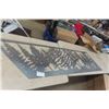 Image 1 : Metal Cut Out Decor 21" x 78" 