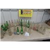 Image 1 : 28 Old Pop Bottles: Jackson, G+J, Pepsi, Hires, 7Up, Coke, Red Rock, Mission, Drewry's,  Wishing Wel