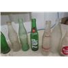 Image 3 : 28 Old Pop Bottles: Jackson, G+J, Pepsi, Hires, 7Up, Coke, Red Rock, Mission, Drewry's,  Wishing Wel