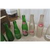 Image 5 : 28 Old Pop Bottles: Jackson, G+J, Pepsi, Hires, 7Up, Coke, Red Rock, Mission, Drewry's,  Wishing Wel