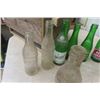 Image 6 : 28 Old Pop Bottles: Jackson, G+J, Pepsi, Hires, 7Up, Coke, Red Rock, Mission, Drewry's,  Wishing Wel