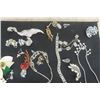 Image 4 : Assorted Glistening Pieces of Costume Jewelry: Necklaces, Brooches,  Bracelets, Earrings