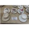 Image 2 : 14 Assorted Tea Cups + Saucers: Royal Vale, Bavarian, Crown Prince