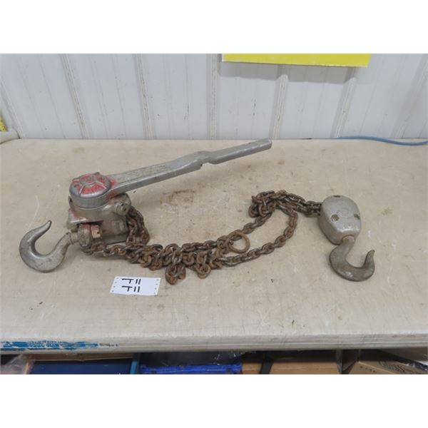3 Ton Columbus McKinnon Chain Hoist - McSherry Auction Service Ltd.