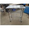 Image 1 : Stainless Steel Portable Table/ Stand 20"×30"×36"