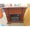 Image 1 : Electric Fireplace Heater with Mantle 12"×44"×47"