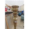 Image 5 : Brass Floor Lamp with Glass Shade 66" Tall 
