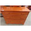 Image 2 : Solid Wood 3 Drawer Dresser 18" x 33" x 40" with Mirror 21" x 28" & Bed Frame 51" Wide