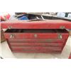 Image 2 : 2 Metal Tool Boxes: 3 Drawer + Top, 1 Open Type with Tool Tray