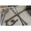 Image 3 : Very Large OTC Crescent Wrench, 2 Vintage Clamps, Massive Lug Wrench, Truck Tire