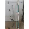 Image 1 : 2 Pairs of Skis: Pelotonen Diamond Carat 86" , Elan Laser 71" 
