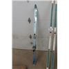 Image 2 : 2 Pairs of Skis: Pelotonen Diamond Carat 86" , Elan Laser 71" 
